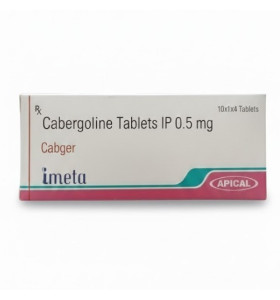 Cabergoline  Tablets IP 0.5mg Apical Pharma (Humangrade)