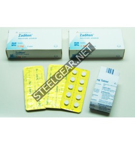 Zaditen (Ketotifen) 30 Tablets 1 mg Novartis