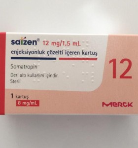 Somatropin 12 mg 1.5 ml Saizen Merck