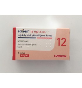 Somatropin 12 mg 1.5 ml Saizen Merck Somatropin 12 mg 1.5 ml Saizen Merck