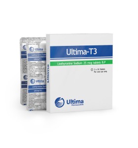 Ultima-T3 25 Mcg 50 Tablets Ultima Pharma USA Ultima-T3 25 Mcg 50 Tablets Ultima Pharma USA