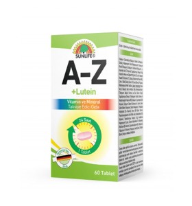 A-Z + LUTEIN 60 Tablets Sunlife A-Z + LUTEIN 60 Tablets Sunlife