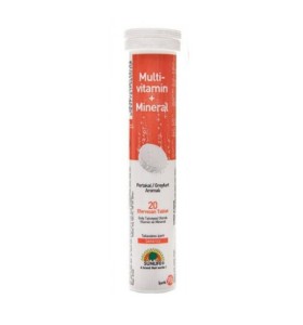 Multi-Vitamin + Mineral 20 Effervescent Tabs. Sunlife Multi-Vitamin + Mineral 20 Effervescent Tabs. Sunlife